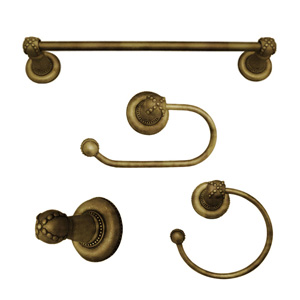 Beaded Series - Antique Brass