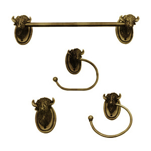 Bison - Antique Brass