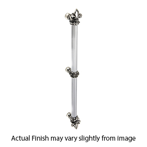 Charlemagne - Fleur De Lys 22" Appliance Pull - 5/8" Bar