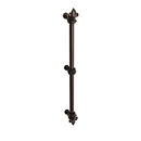 Charlemagne - Fleur De Lys 18" Appliance Pull - 1/2" Bar