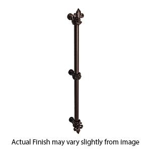 Charlemagne - Fleur De Lys 18" Appliance Pull - 1/2" Bar