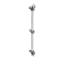 Charlemagne - Fleur De Lys 12" Appliance Pull - 1/2" Bar