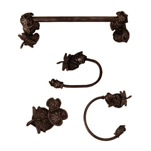 Dragon Fly & Lily Pad - Bronze
