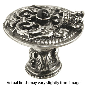 King George - Crowning Glory - Shield Knob w/ Onyx Stone