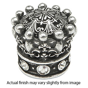 Queen Anne - Crowning Glory - Large Knob w/ Swarovski Crystals