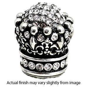 Queen Elizabeth - Crowning Glory - Large Knob w/ Swarovski Crystals