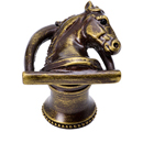 Ranch Living - Horse in Stirrup w/Strap Knob (Right)