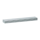 21020-99 - Rectangular Ribbed Pull 5/8" cc - Satin Aluminum