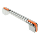 D101096 - Acrylic Collection - 3.75"cc Pull - Orange