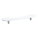 D103128 - Acrylic Collection - 5 1/16"cc Pull - White