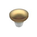 38000 Series - Frosted Colored Crystal Knobs - Stainless Steel Base