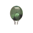45000 Series - Clear Colored Crystal Knobs - Stainless Steel Base