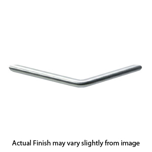 9759-38 - Slanted V-Pull 5-1/16" cc - Brushed Stainless Steel