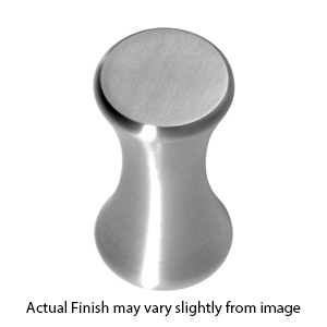 9630-38 - 9/16" Cabinet Knob - Brushed Stainless Steel