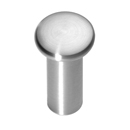 9650-38 - 9/16" Cabinet Knob - Brushed Stainless Steel