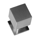 9812-38 - 3/8" Cabinet Knob - Brushed Stainless Steel