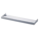 64650 - BIG Series - 24" Glass Shelf - Brushed Stainless Steel