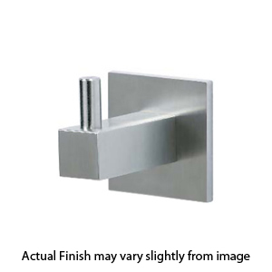 1114 - Kube Hook - Brushed Stainless Steel