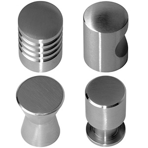 Dekkor - Brushed Stainless Steel Knobs