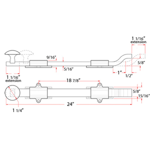 TK937PC - Kinney - 3.75" Cup Pull - Polished Chrome