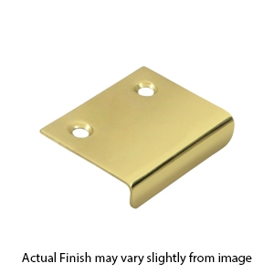 2" Angle Tab Pull - Polished Brass