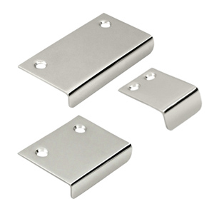 Angle Tab Pulls - Polished Nickel