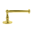 Traditional - Single Post Tissue Holder - PVD Polished Brass