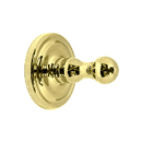 Traditional - Single Robe Hook - PVD Polished Brass