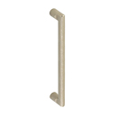 86349 - Sandcast Bronze - 12" Rail Appliance Pull - Tumbled White Bronze