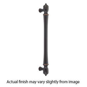 86343 - Traditional Brass - 12" Spindle Appliance Pull - Oil Rubbed Bronze