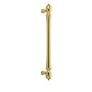 86343 - Traditional Brass - 12" Spindle Appliance Pull - Unlacquered Brass