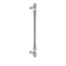 86343 - Traditional Brass - 12" Spindle Appliance Pull - Polished Chrome