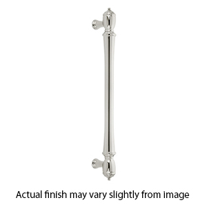 86343 - Traditional Brass - 12" Spindle Appliance Pull - Polished Nickel