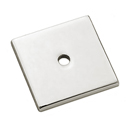 86434 - Art Deco - Backplate for Knob - Polished Nickel