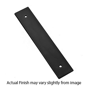 86435 - Art Deco - Backplate for 4" Pulls - Flat Black