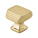 86421 - Art Deco - 1.25" Cabinet Knob - Satin Brass