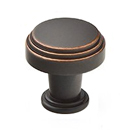 86432 - Art Deco - 1.25" Newport Knob - Oil Rubbed Bronze