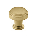86432 - Art Deco - 1.25" Newport Knob - Satin Brass