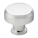 86433 - Art Deco - 1 5/8" Newport Knob - Polished Chrome