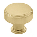86433 - Art Deco - 1 5/8" Newport Knob - Satin Brass