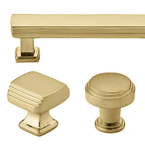 Art Deco - Satin Brass