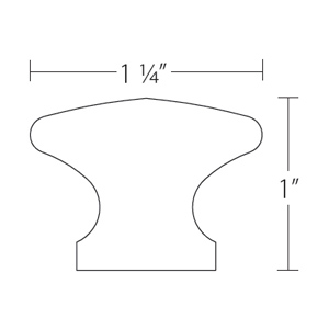 86039 - Arts & Crafts - 1.25" Square Dimpled Knob - Oil Rubbed Bronze