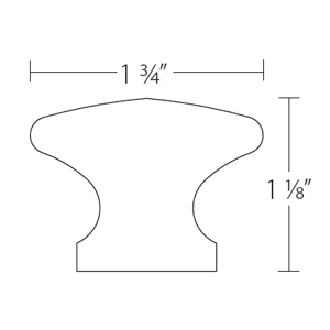 86212 - Arts & Crafts - 1.75" Square Dimpled Knob - Satin Brass