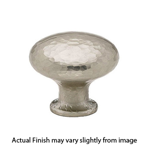 86213 - Arts & Crafts - 1.75" Round Dimpled Knob - Satin Nickel