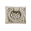 86040 - Arts & Crafts - Hammered Ring Pull - Satin Nickel