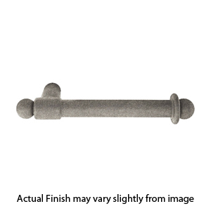 2503 - Wrought Steel - Paper Holder Bar Style - Rosette # 1 - Satin Steel