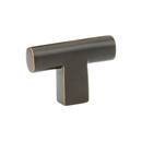 86271 - Contemporary Brass - 2" Trail Knob - Oil Rubbed Bronze