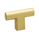 86271 - Contemporary Brass - 2" Trail Knob - Satin Brass