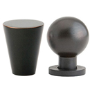 Contemporary Brass Knobs - Oil Rubbed Bronze