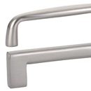 Contemporary Brass Pulls - Satin Nickel